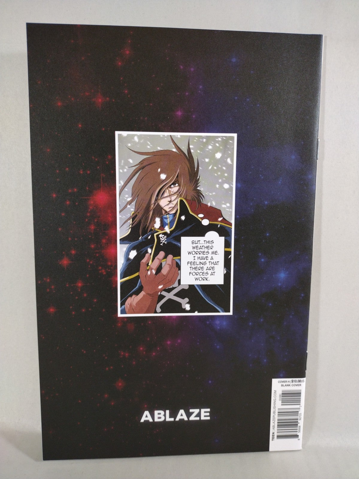Captain Harlock Space Pirate 1 (2021) Ablaze Blank Sketch Variant Cover Comic NM