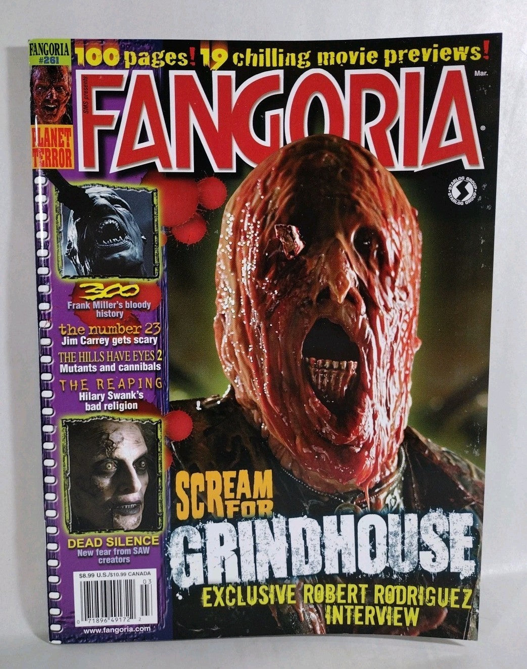 FANGORIA Magazine #261 (2006) Robert Rodriguez 300 Dead Silence Number 23 VF-NM
