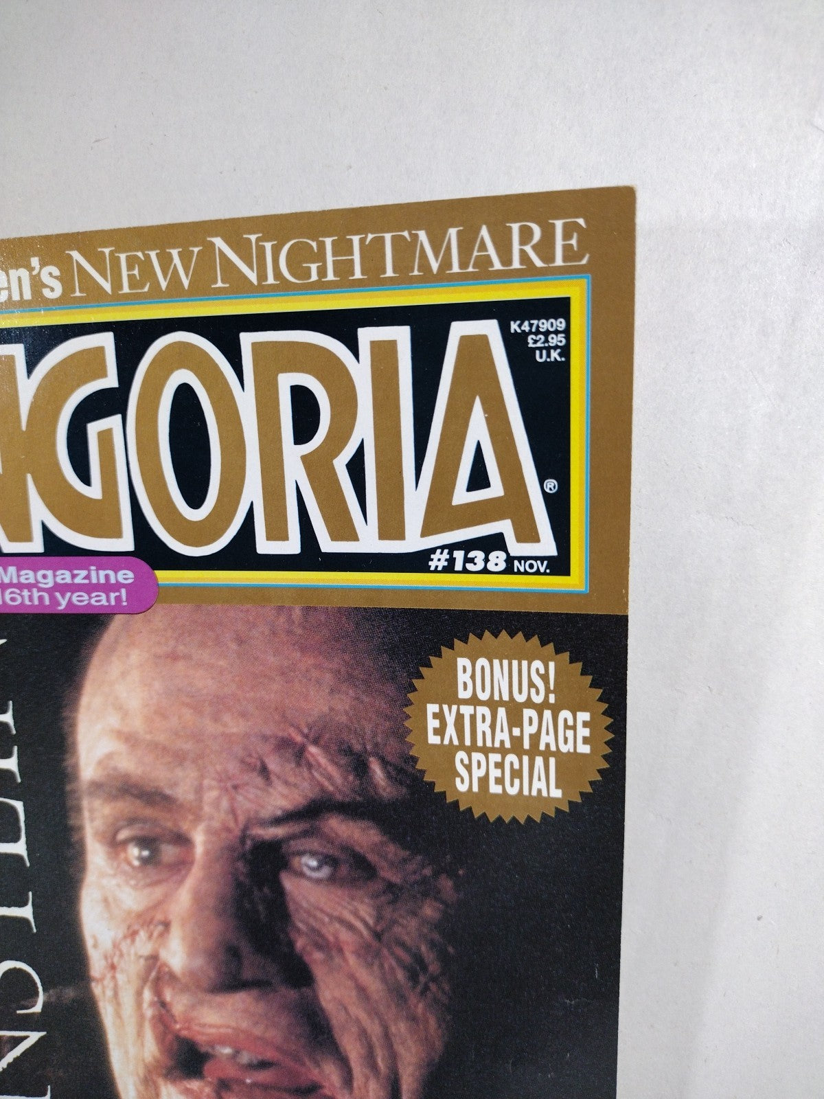 FANGORIA Magazine #138 (1994) Interview With A Vampire Frankenstein Halloween