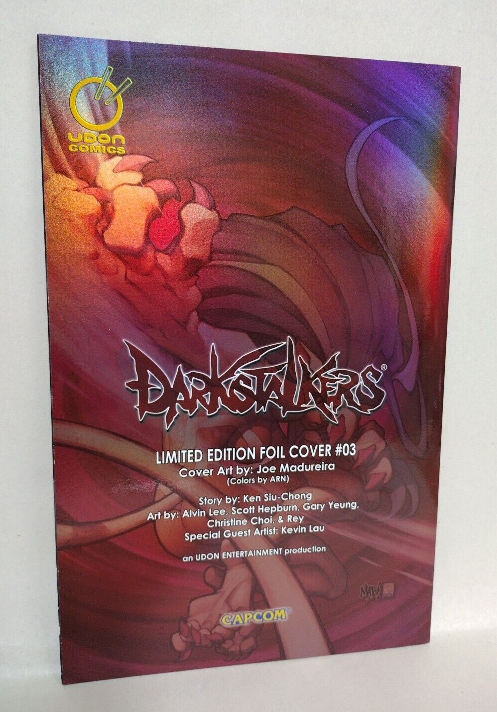 Darkstalkers #3 (2004) Udon Capcom Felicia Foil Variant Cover Joe Madureira NM