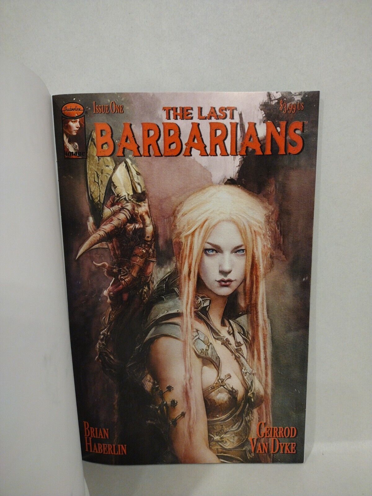 Last Barbarians 1 (2023) Blank Cover Variant Image Comic w Original DCastr Art