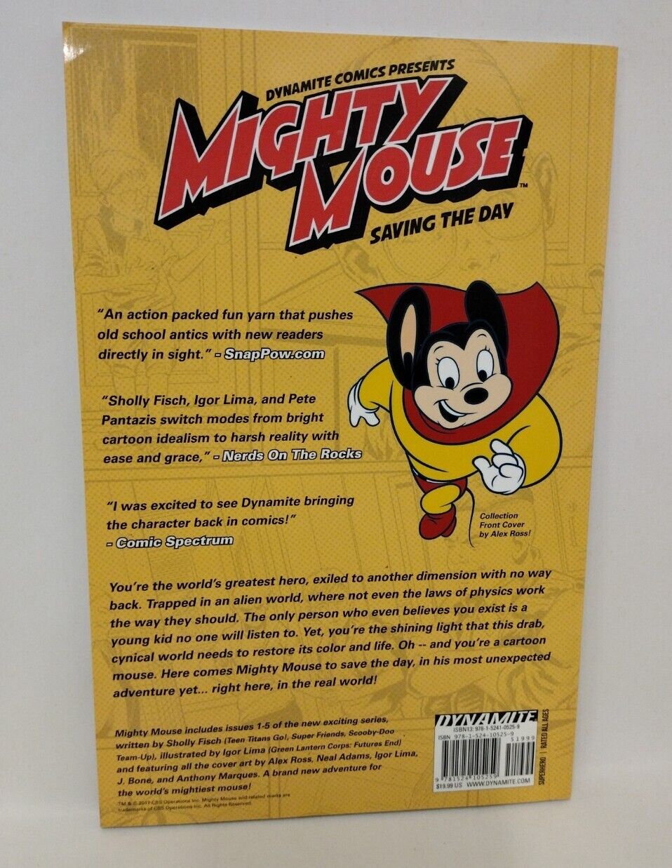 Mighty Mouse Saving the Day (2018) Dynamite Comics TPB GN Alex Ross Cover New