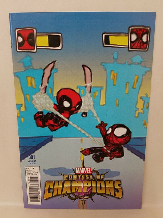 Contest Of Champions #1 (2015) Skottie Young Variant 1st White Fox