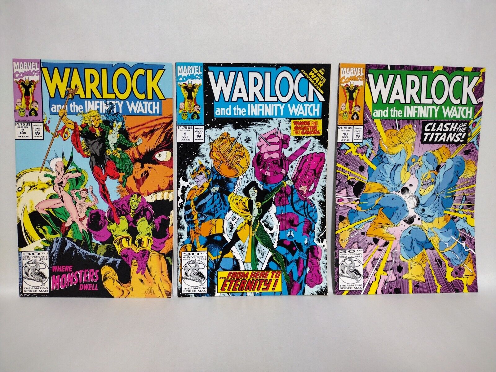 Warlock And The Infinity Watch (1992) Marvel Comic Lot #1-7 9-24 30 31 35 36 38