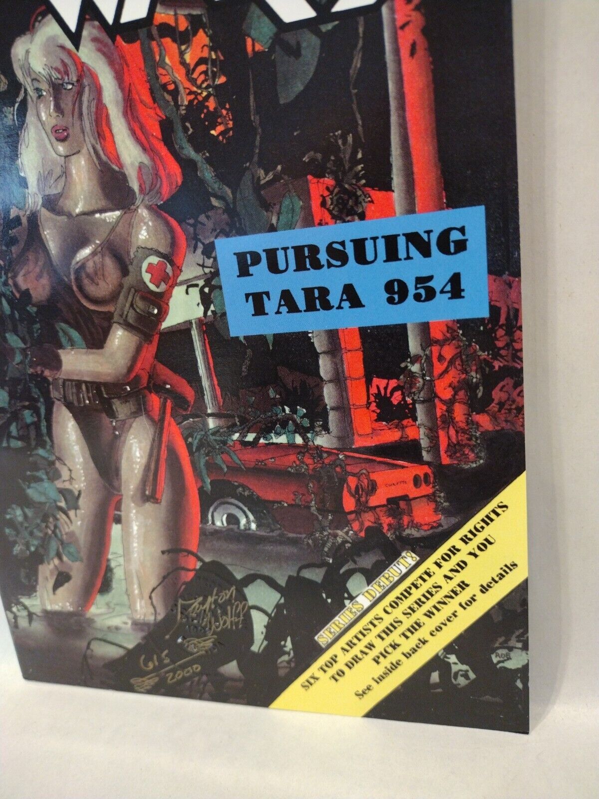 Vixen Wars Pursuing Tara #1 (1993) Raging Rhino Comic Signed & Numbered Edition 