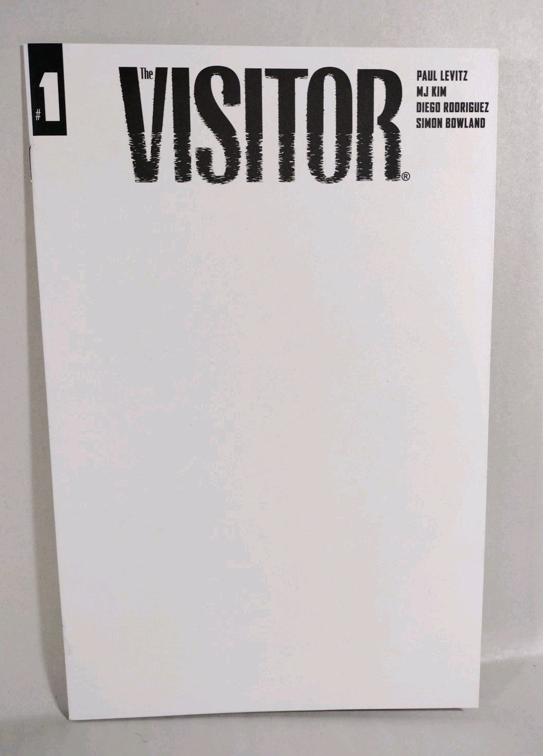 The Visitor #1 (2019) Valiant Blank Sketch Variant Cover Paul Levitz New NM