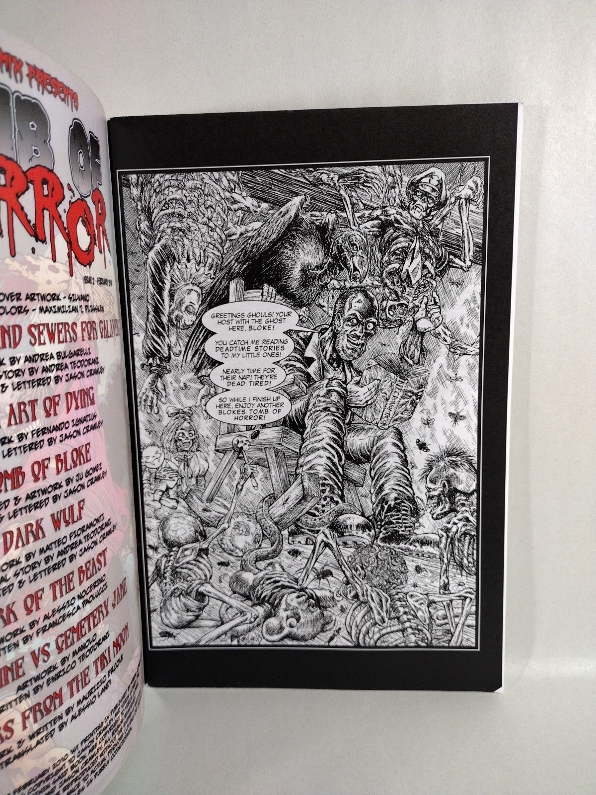 Blokes Tomb Of Terror (2009) Virus Comix Comic Lot #1 2 3 4 7 Calavera VG-VF