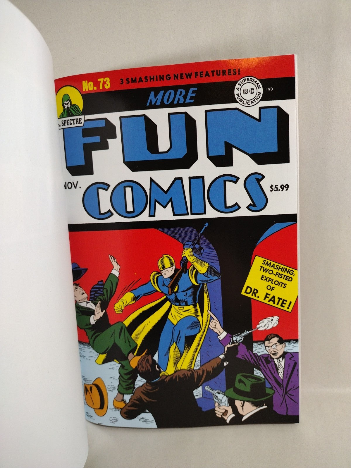 More Fun Comics #73 Facsimile Ed (2025) DC Sketch Cover W Original Dr Fate Art