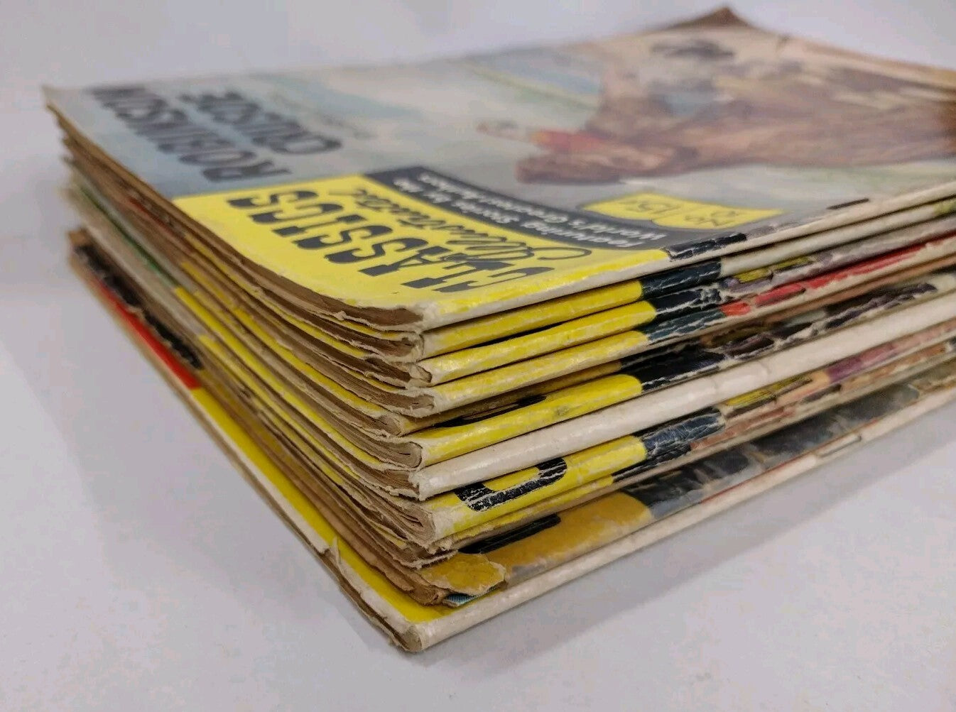 Lot Of 12 (1962-1964) Classics Illustrated Reader Comics Frankenstein 20k League