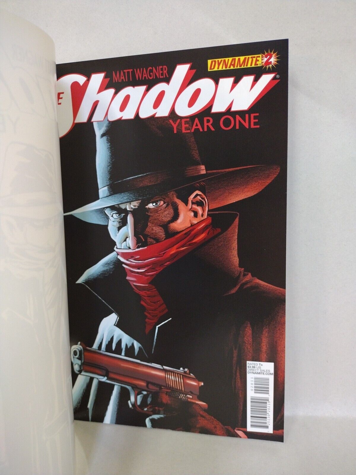 The Shadow Year One #2 Blank Cover Variant W Original The Shadow Art ARG COA