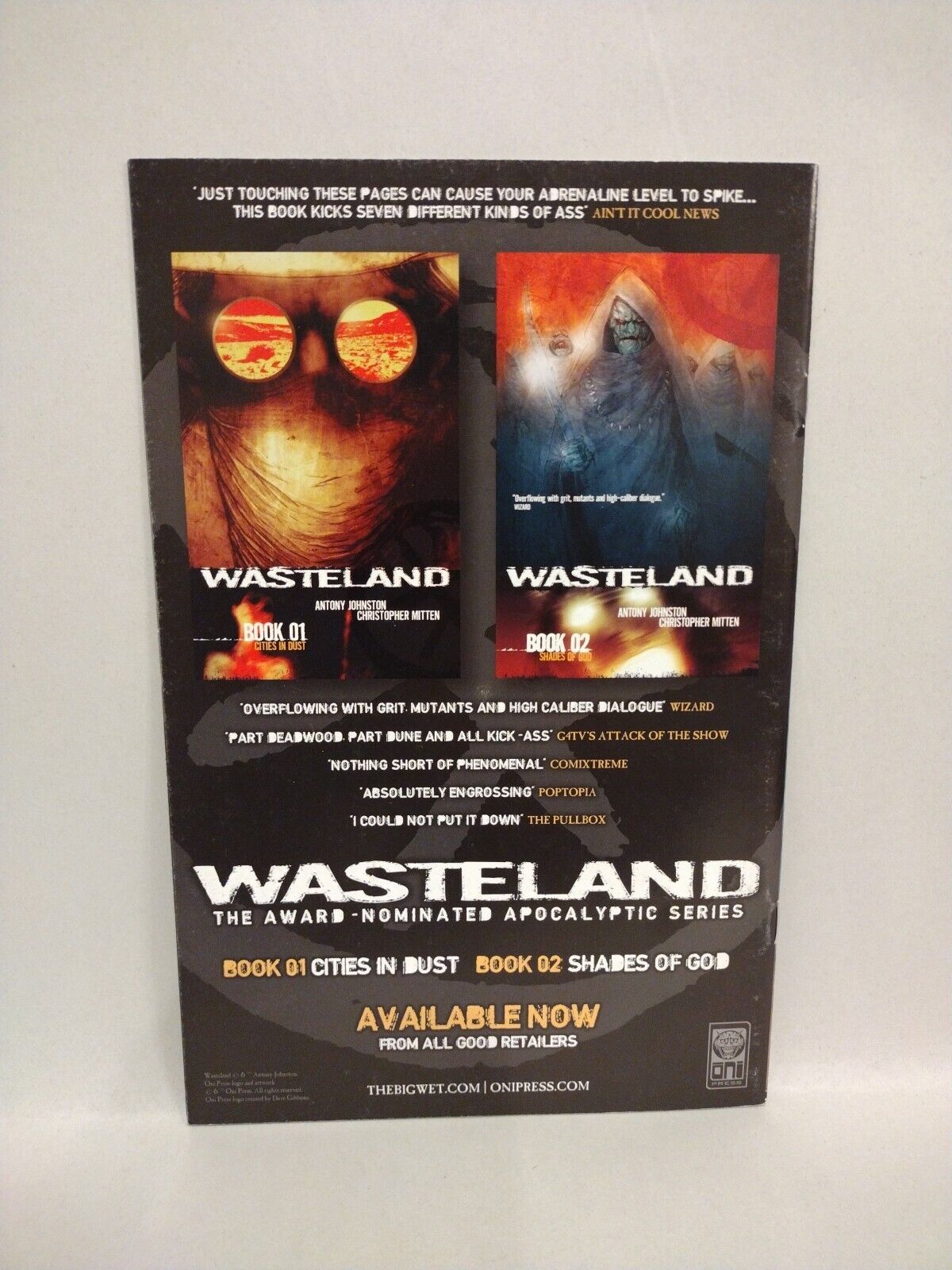 Wasteland (2008) Oni Comic Set #20 21 22 23 24 25 Anthony Johnston Reader Lot