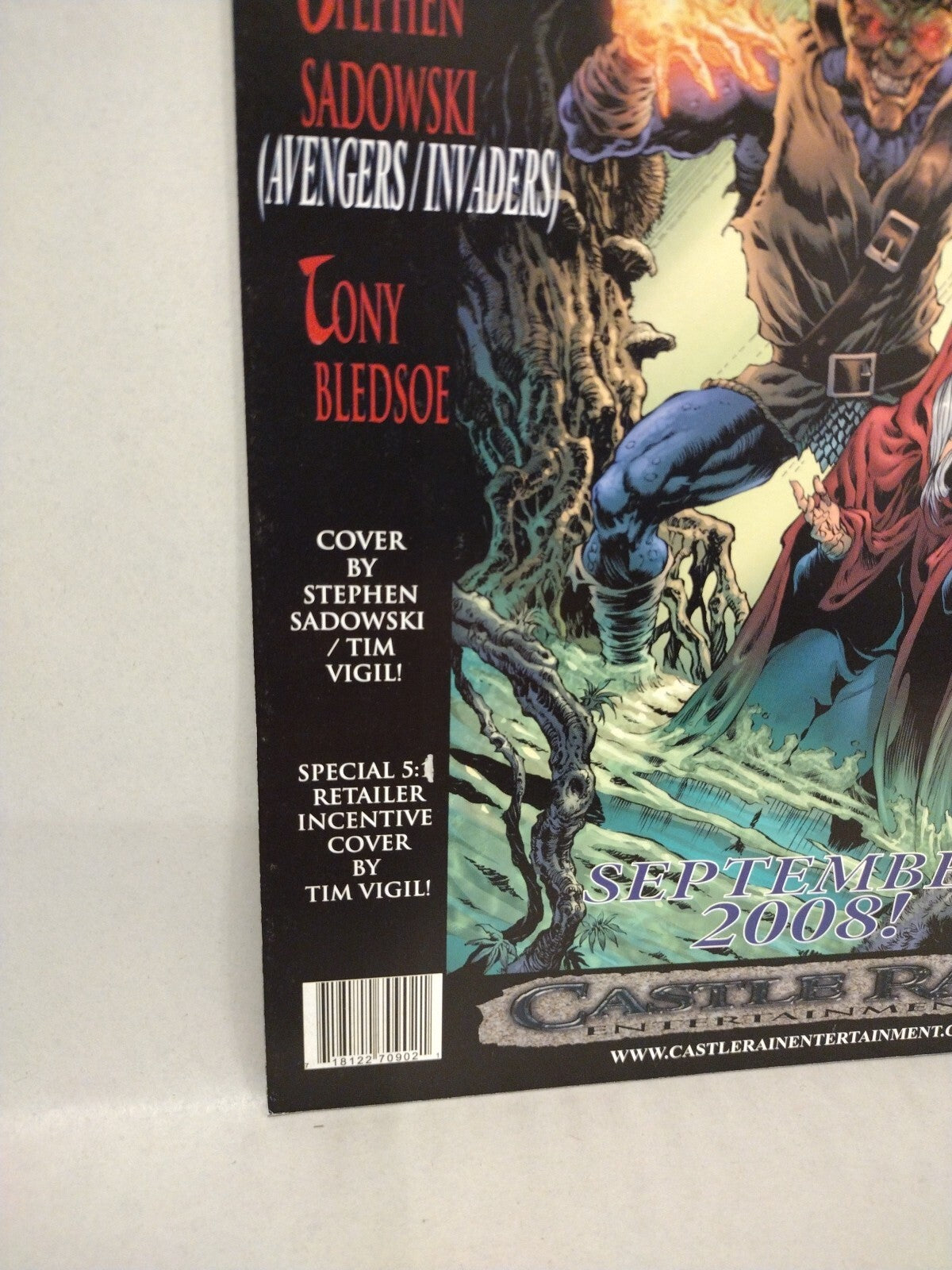 Jack The Lantern: Ghosts Preview (2008) Castle Rain Comic Angelos Vigil Beck NM