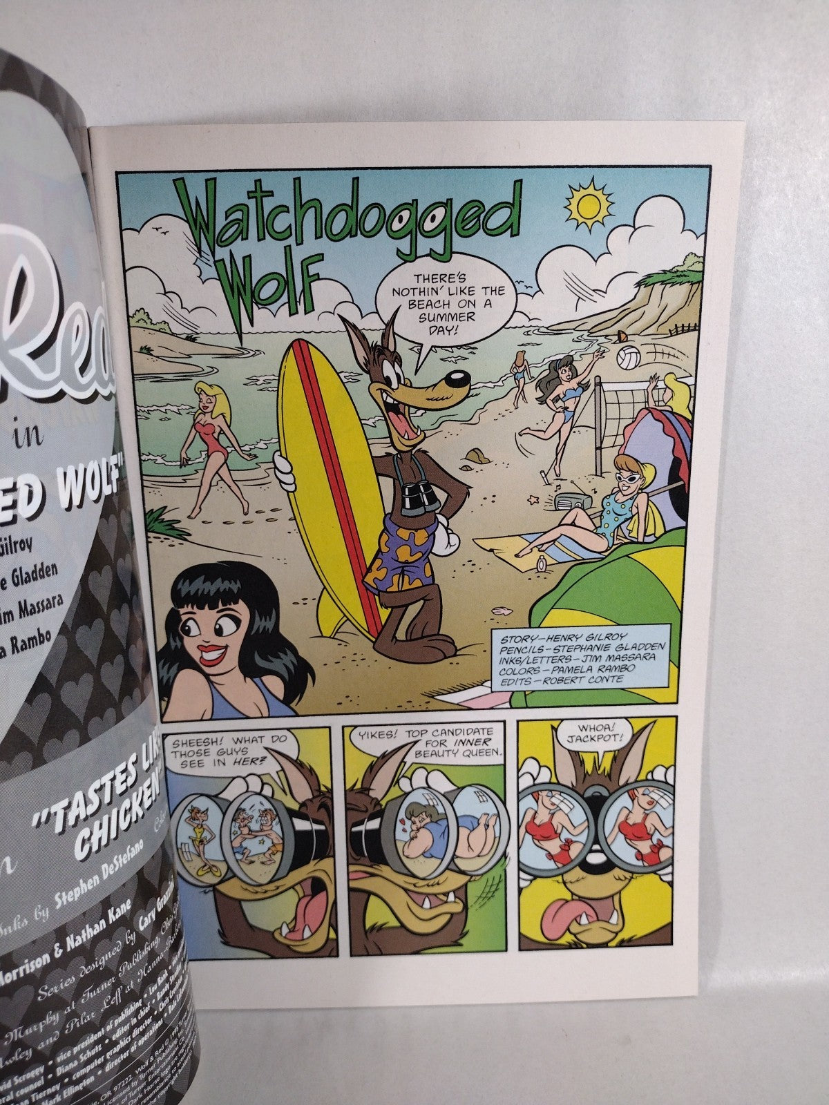 Tex Avery WOLF & RED (1995) Complete Dark Horse Comic Lot 1 2 3 Bill Morrison 