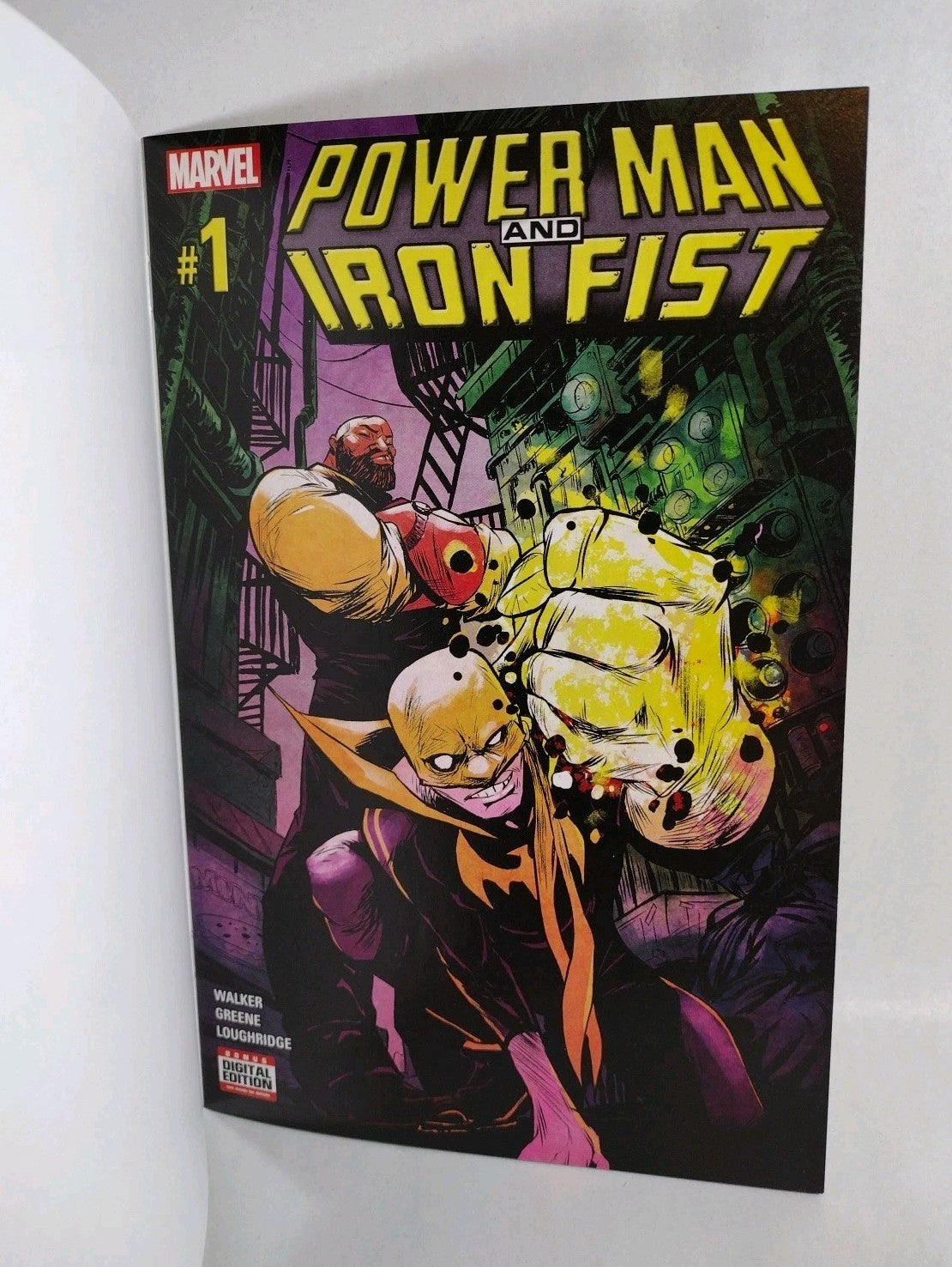 Powerman And Iron Fist #1 (2016) Marvel Blank Sketch Variant Cover VF-NM