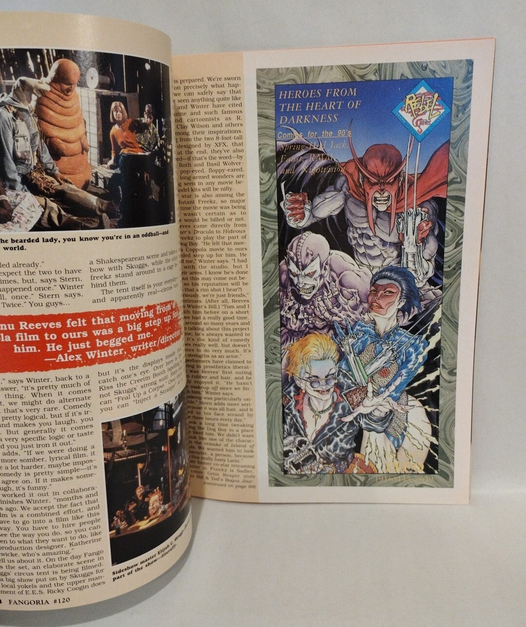 FANGORIA Magazine #120 (1992) Army Of Darkness Warlock II Dracula Mutant Freaks
