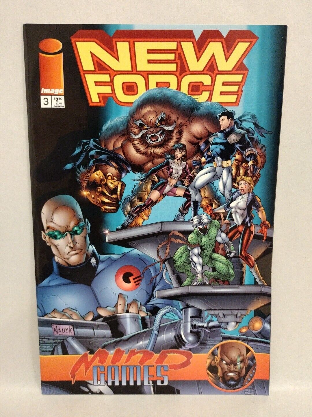 New Force (1996) Image Comic #3 4 Last Issue New Men Mini-series