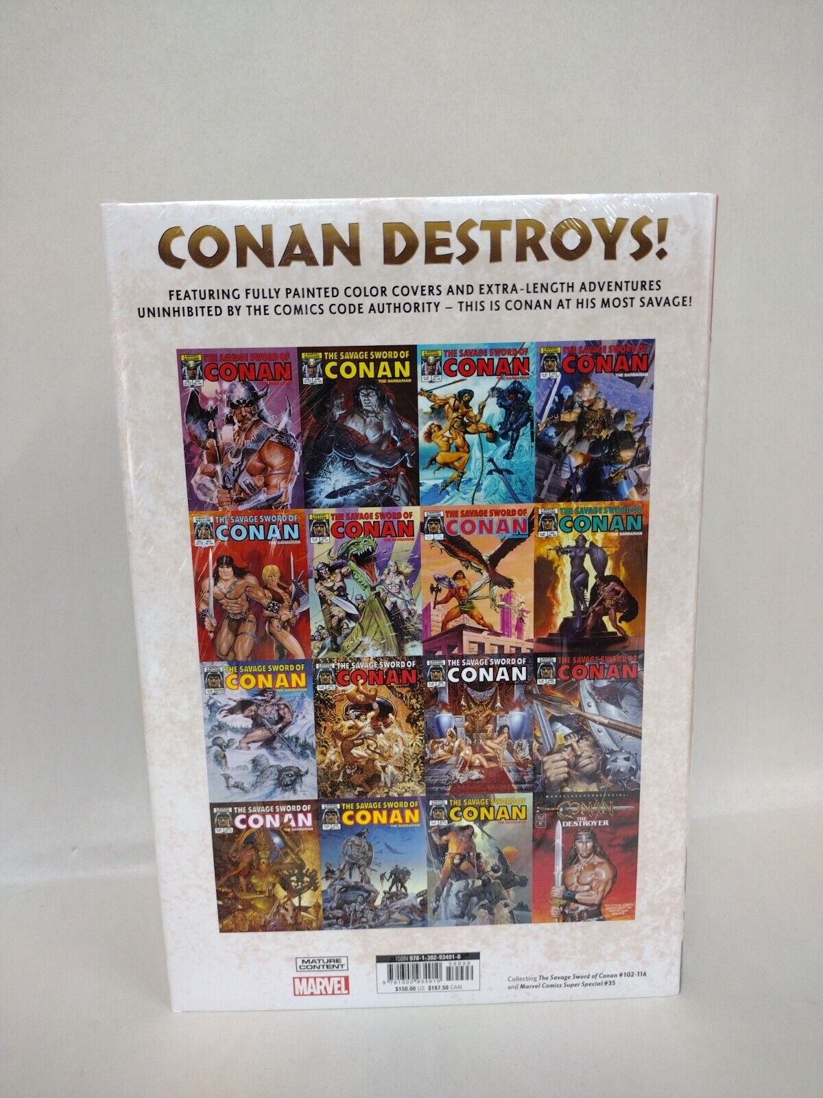 Savage Sword Of Conan Marvel Years Omnibus Vol 8 DM Variant Hardcover New Sealed