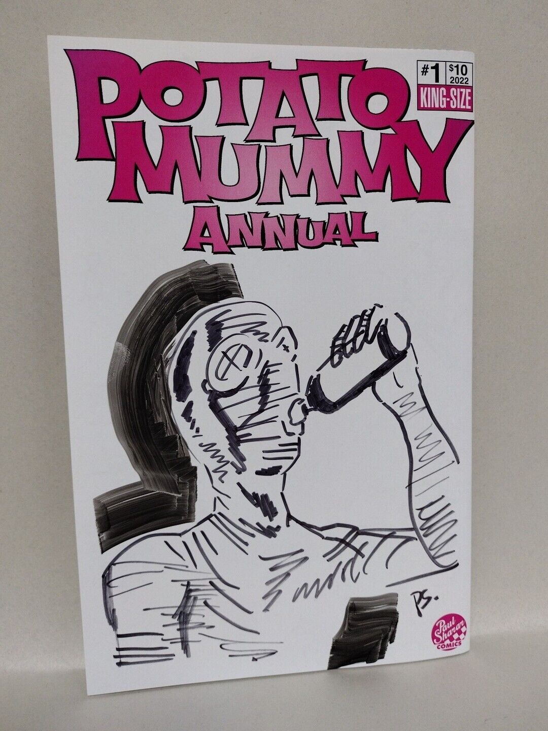 Potato Mummy Annual #1 (2022) Shurar Comic W Original Paul Shurar Art