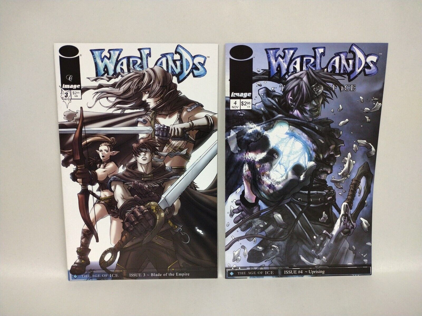 Warlands: Age of Ice (2001) Complete Image DW Comic Lot Set Pat Lee #1-9 1/2 0