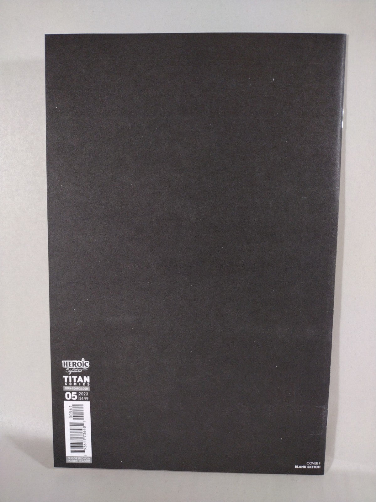 Conan The Barbarian #5 (2023) Titan Comics Blank Sketch Variant Cover NM