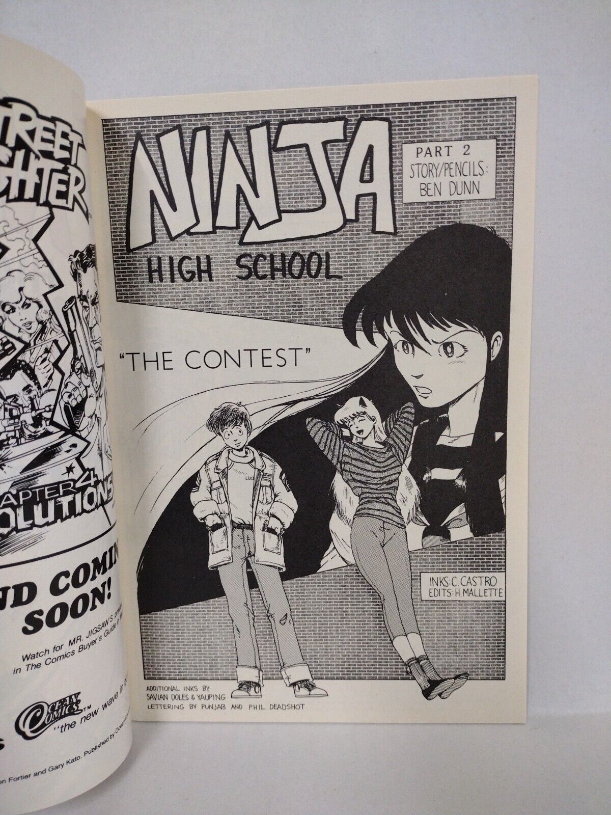 NINJA HIGH SCHOOL 1987 Complete Antarctic Comic Mini Series 1 2 3 1st Appearance