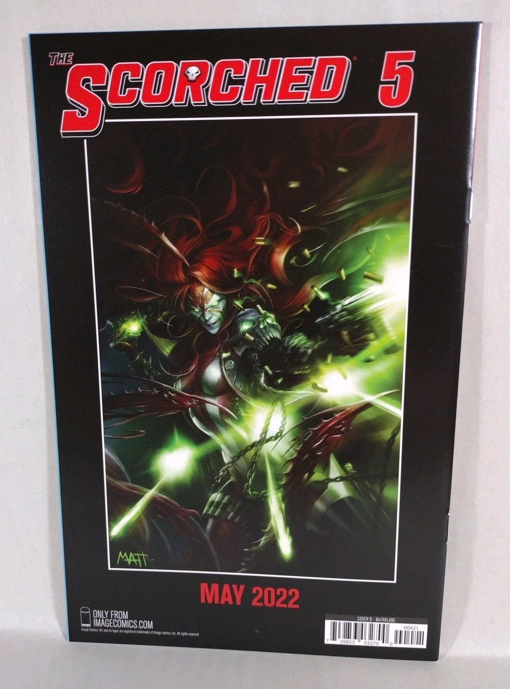 Scorched (2022) Image Comic Lot #1 1 3 4 5 Todd McFarlane Spawn Universe NM