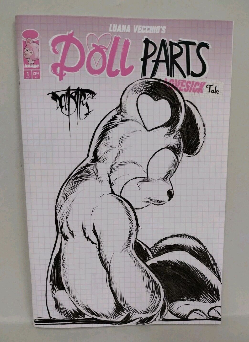 Doll Parts A Lovesick Tale 1 (2024) Cover G Sketch Variant W Original DCastr Art