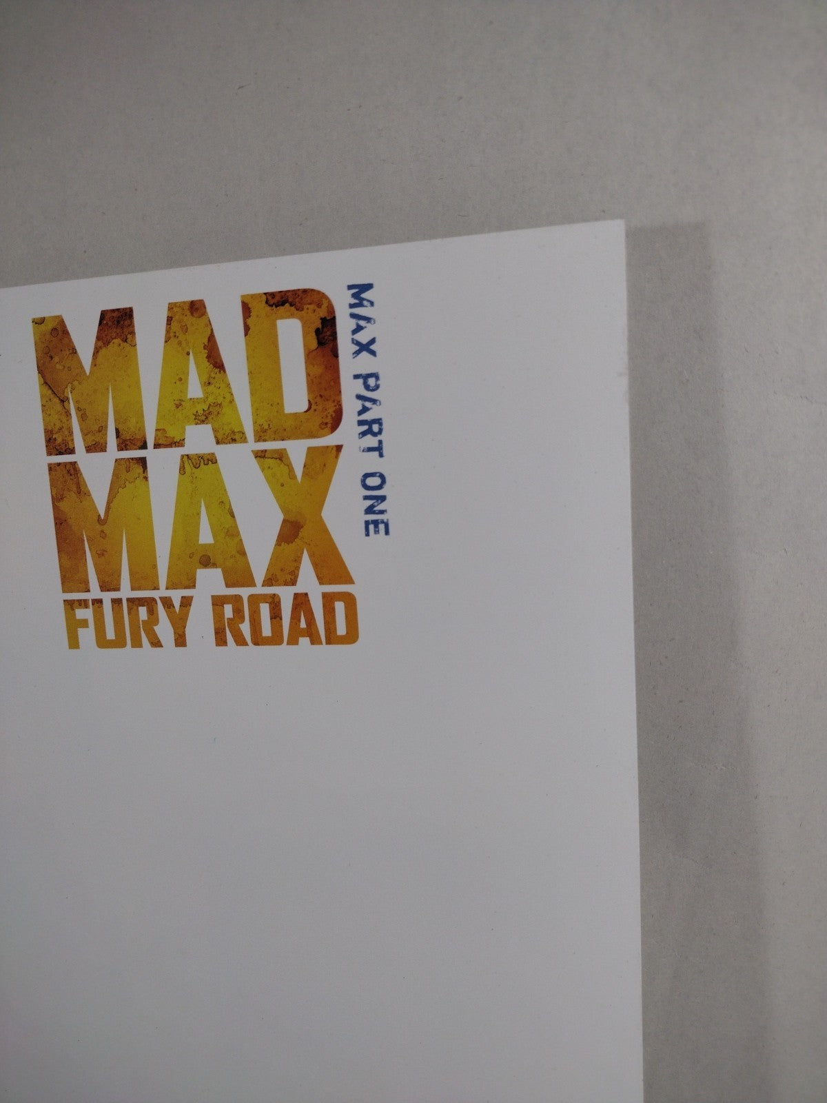Mad Max Fury Road # 1 (2015) DC Vertigo Blank Sketch Variant Cover New NM