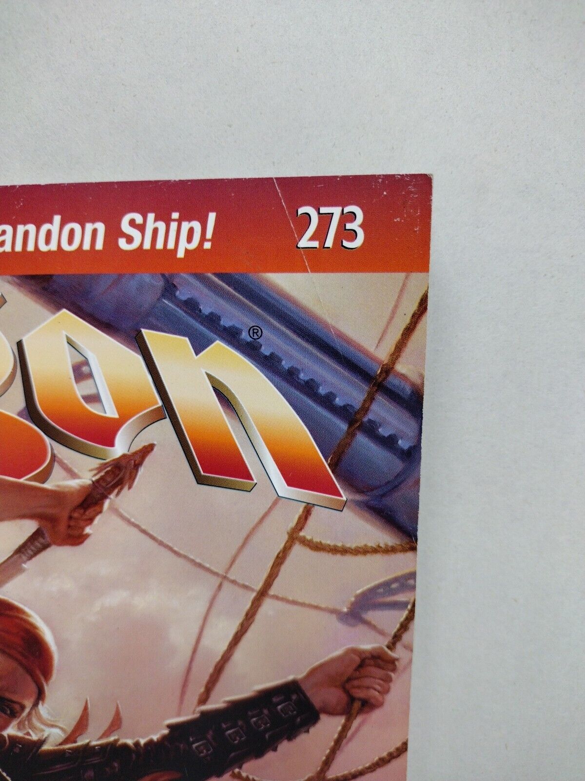 Dragon Magazine #273 (2000) Wizards Of The Coast W Abandon Ship Poster Game