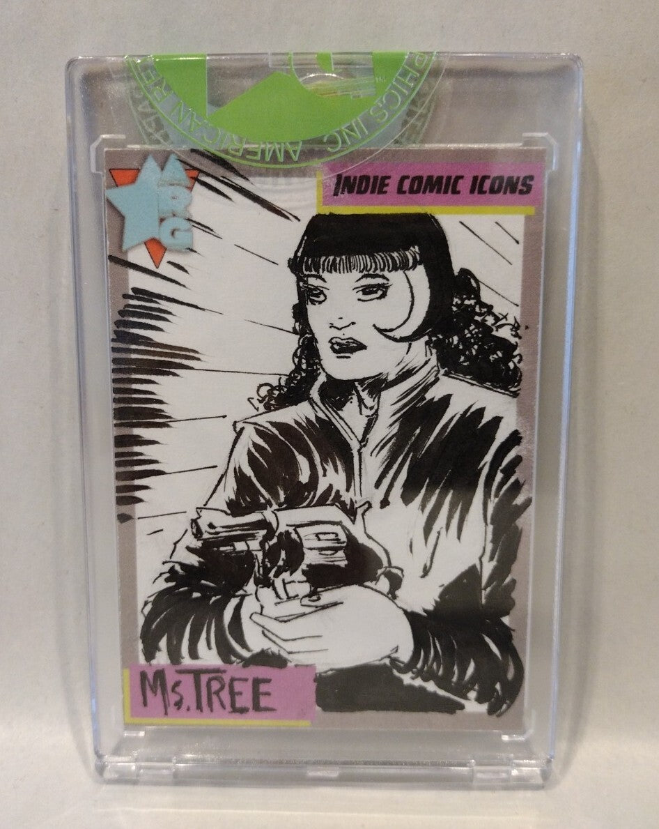 Indie Comic Icons Sketch Card w Original Ms Tree Art DCastr (2023) ARG Sealed