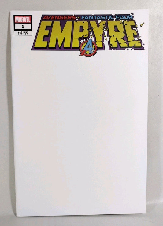 Empyre Avengers Fantastic Four #1 (2020) Marvel Blank Sketch Variant Cover Comic