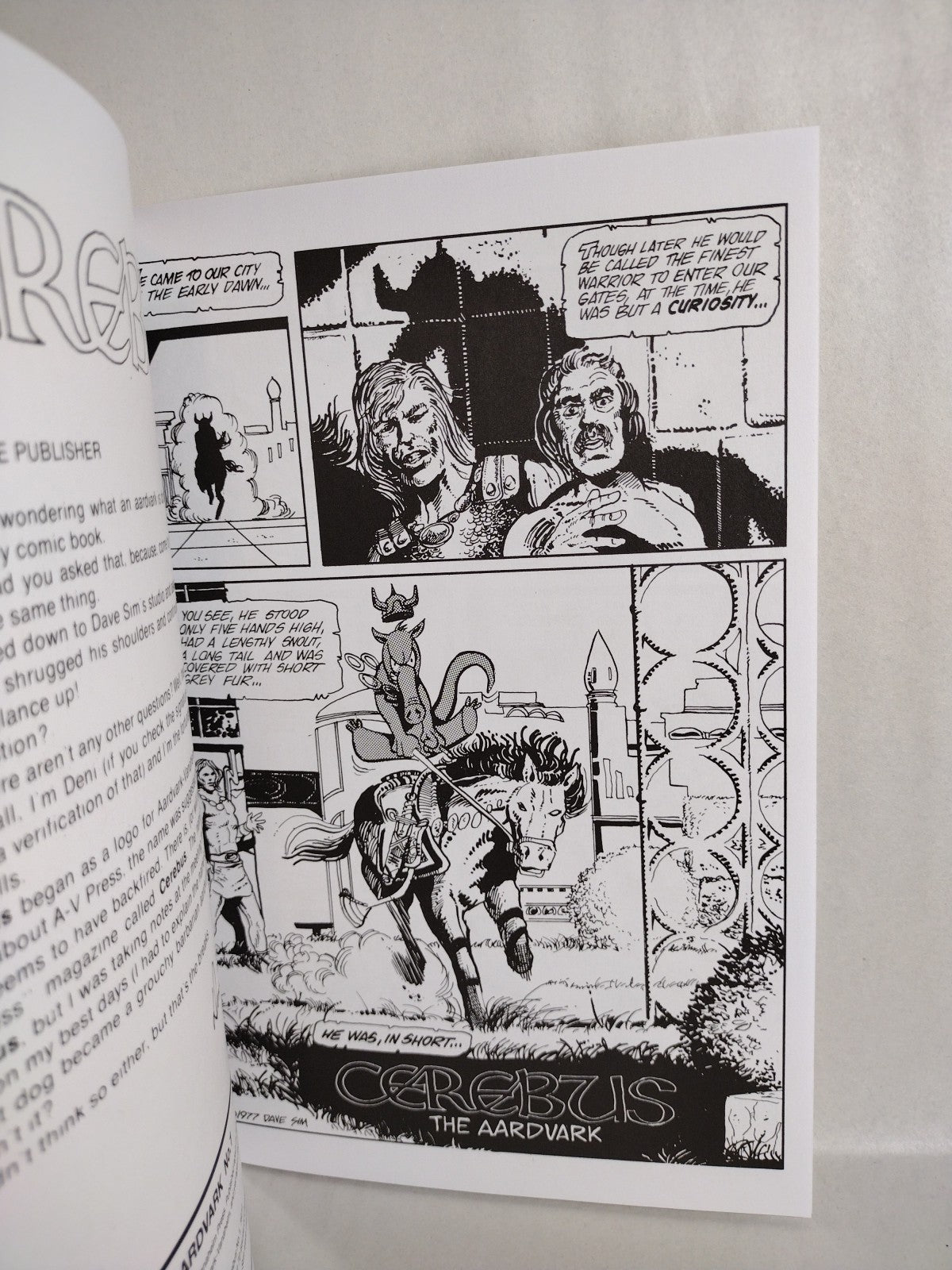 Cerebus The Aardvark #1 (2023) Waverly Sketch Cover W Original Dave Castr Art