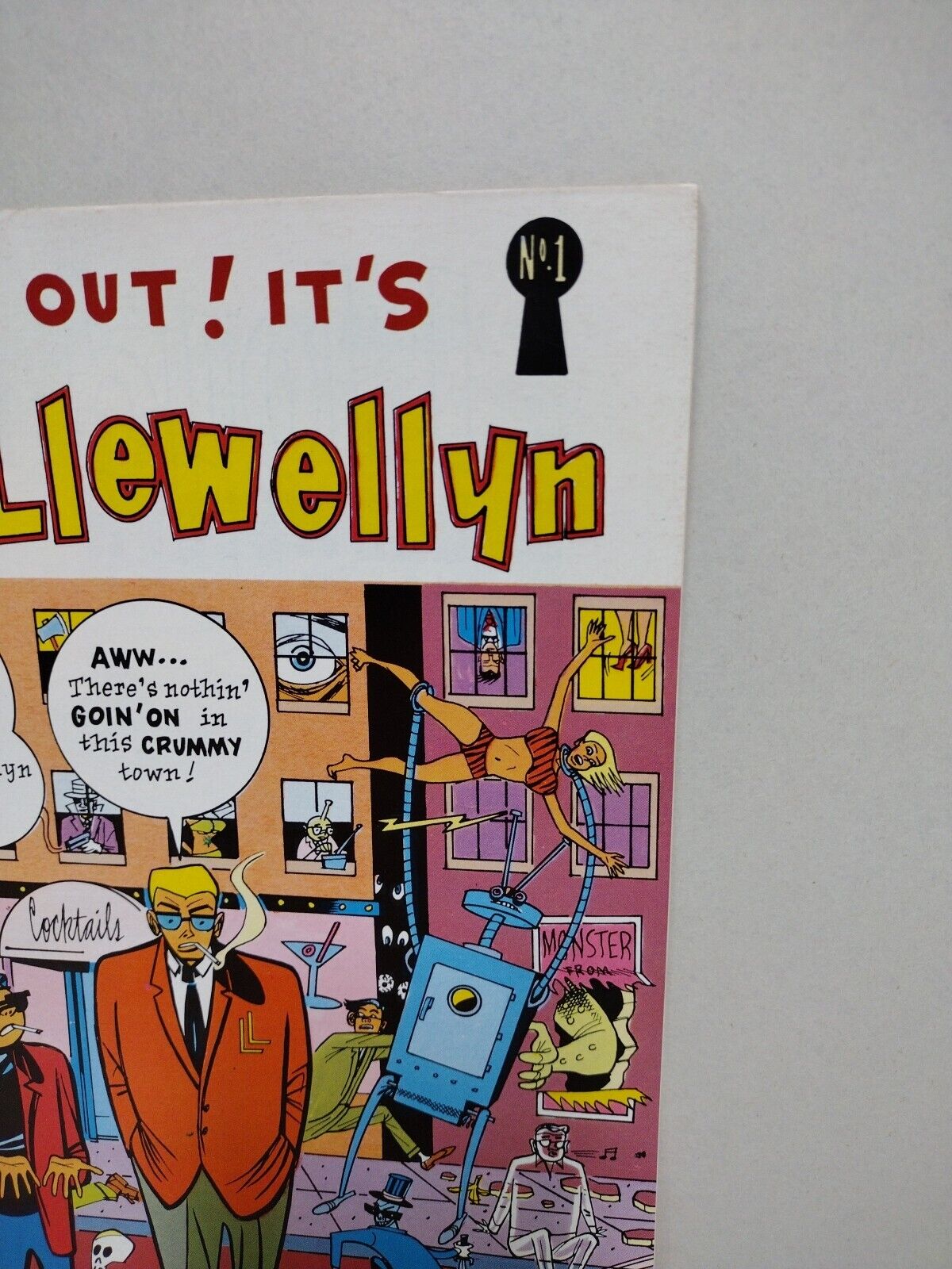 Lloyd Llewellyn (1986) #1 Daniel Clowes Fantagraphics Comic Magazine 1st Print 