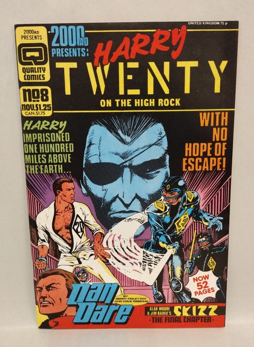 2000AD Presents #7 8 9 13 (1986) Quality Comic Lot Set Dan Dare Judge Anderson
