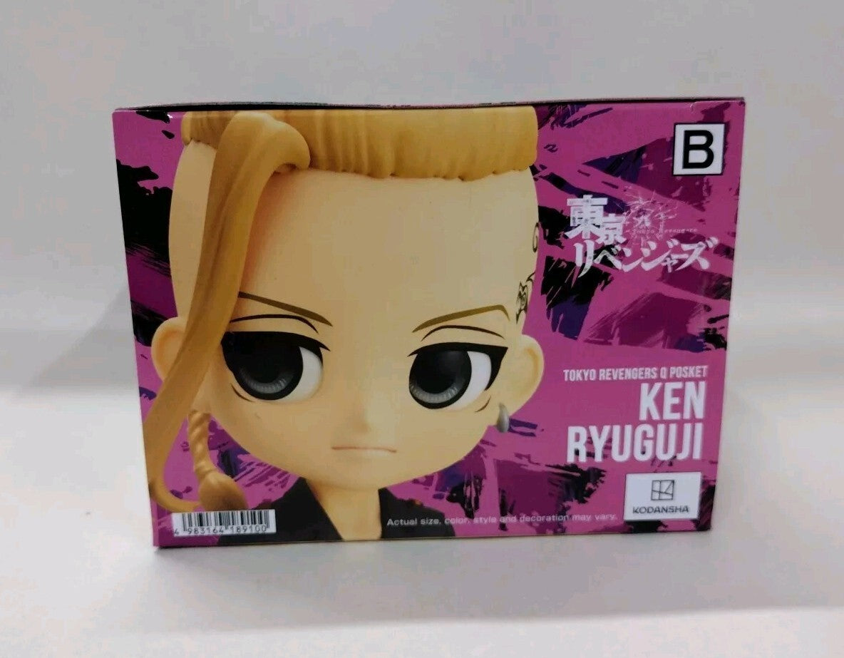 Tokyo Revengers Ken Ryuguji Figure A Q Posket Banpresto 5 7/8" New Sealed NIB