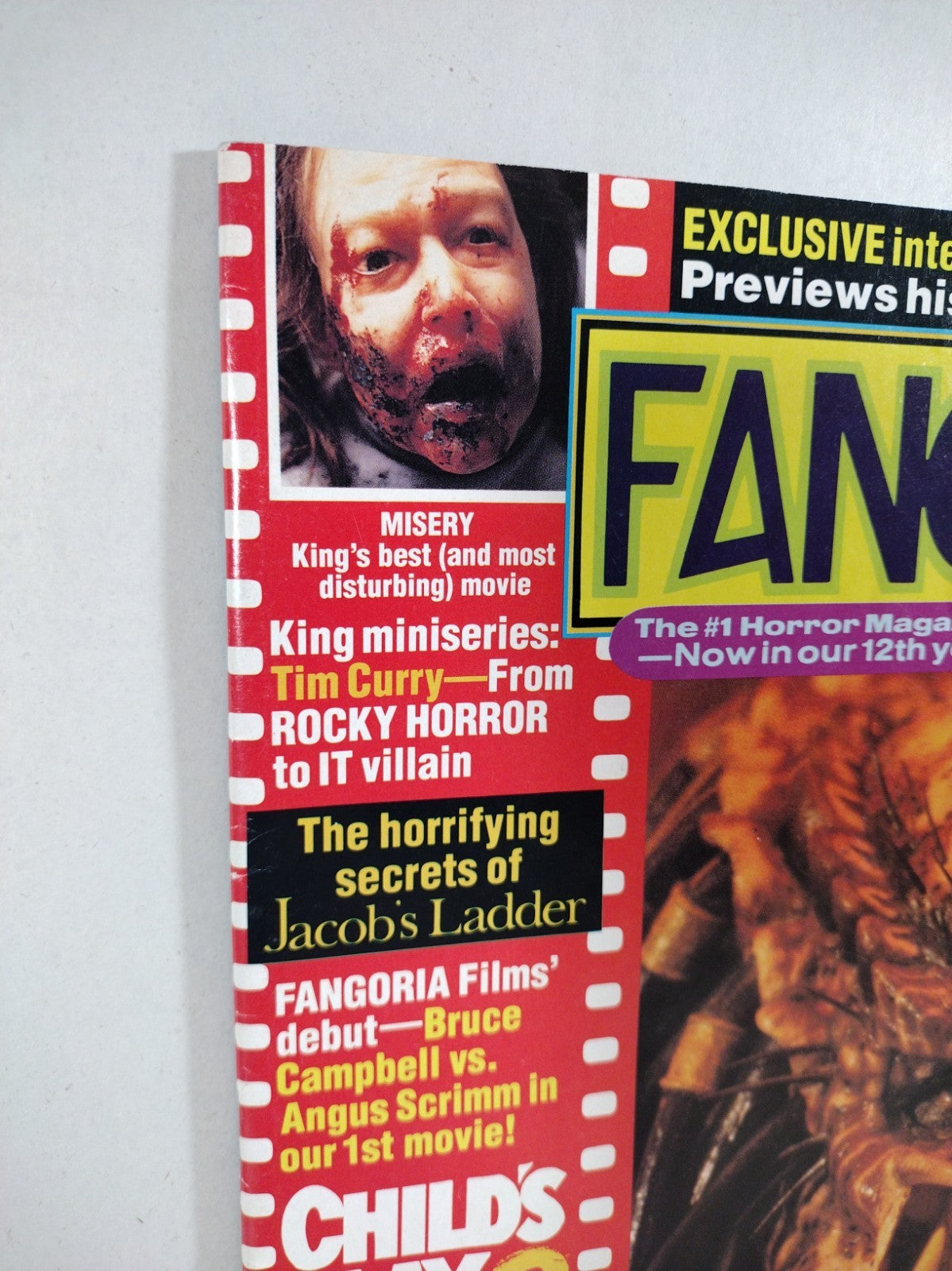 Fangoria Magazine 99 (1990) Rocky Horror Picture Show Poster Predator Cover FN