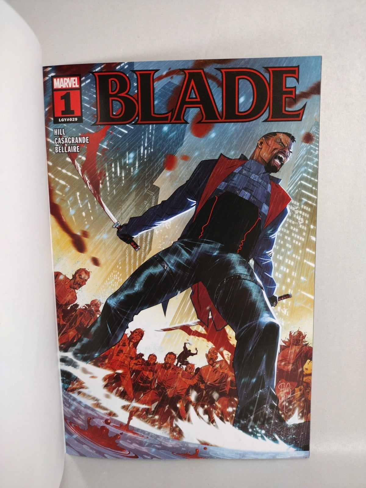 Blade #1 (2023) Marvel Comic Sketch Cover Variant W Original Dave Castr Art