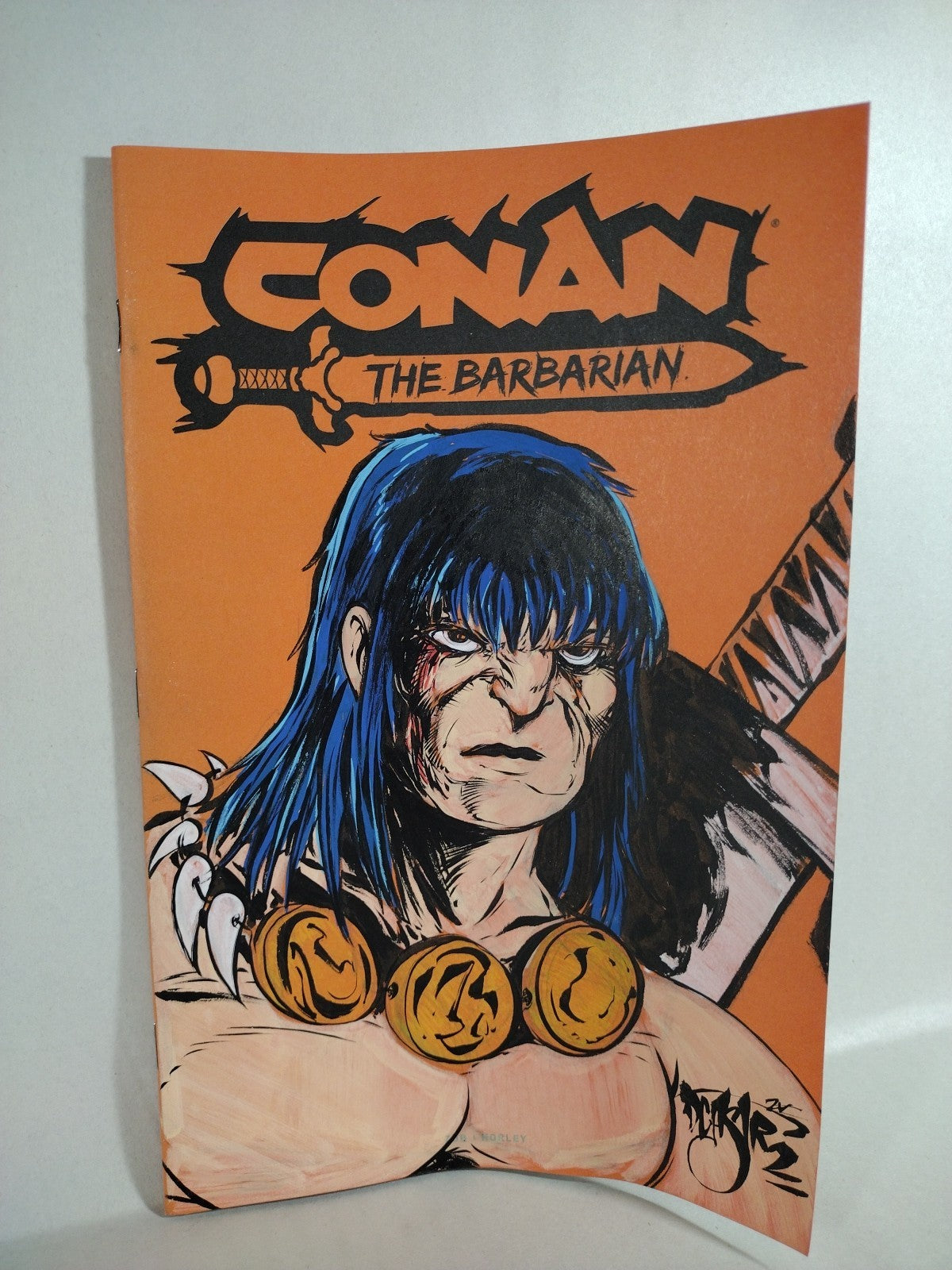 Conan #25 (2025) Titan Comic Sketch Cover Variant W Original Dave Castr Art