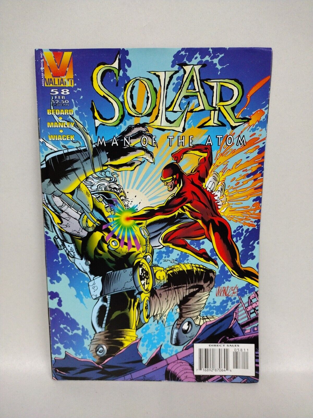 Solar Man Of The Atom (1995) Valiant Comic Lot #58 59 60 Low Print Last Issues