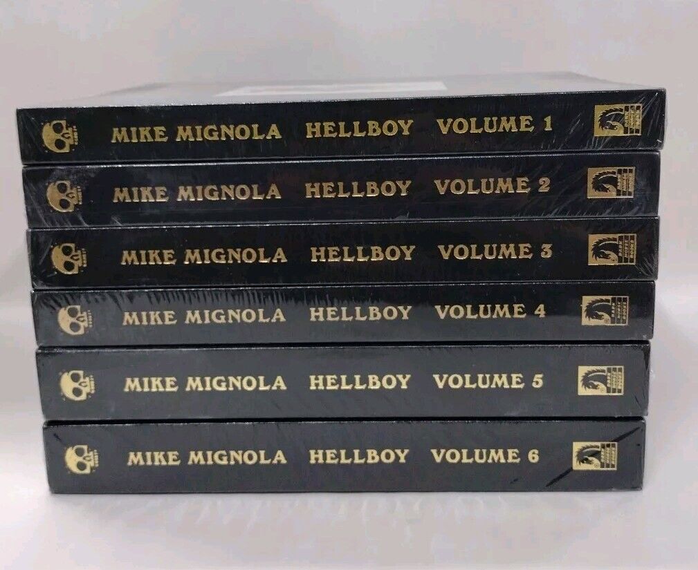 Mike Mignola Hellboy Library Ed Set Vol 1 2 3 4 5 6 New Sealed Dark Horse HC