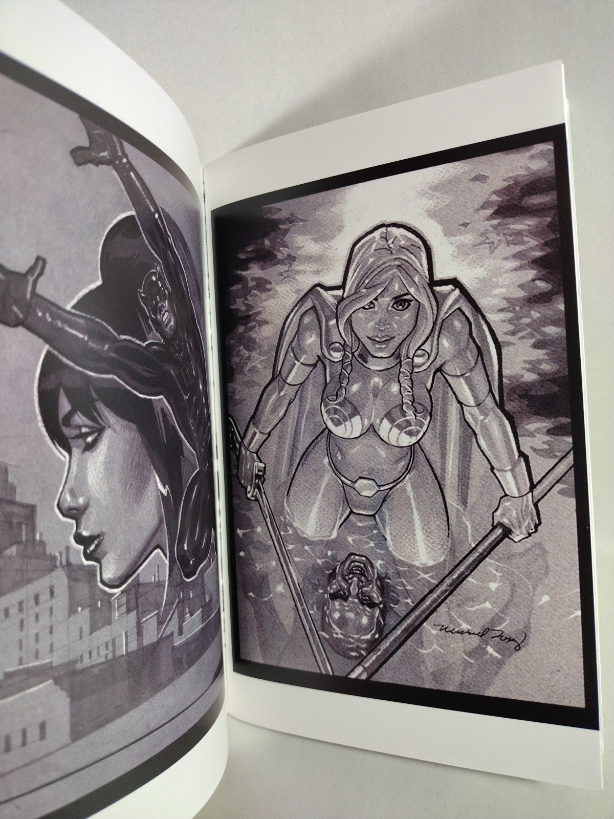 MICHAEL LOPEZ (2008) SKETCHBOOK 5.5 X 8.5" Comic Female Pin-ups Art book 