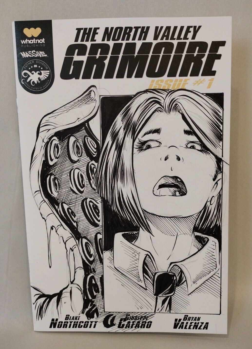 North Valley Grimoire 1 Whatnot Massive Sketch Cover Comic W Original Art DCastr