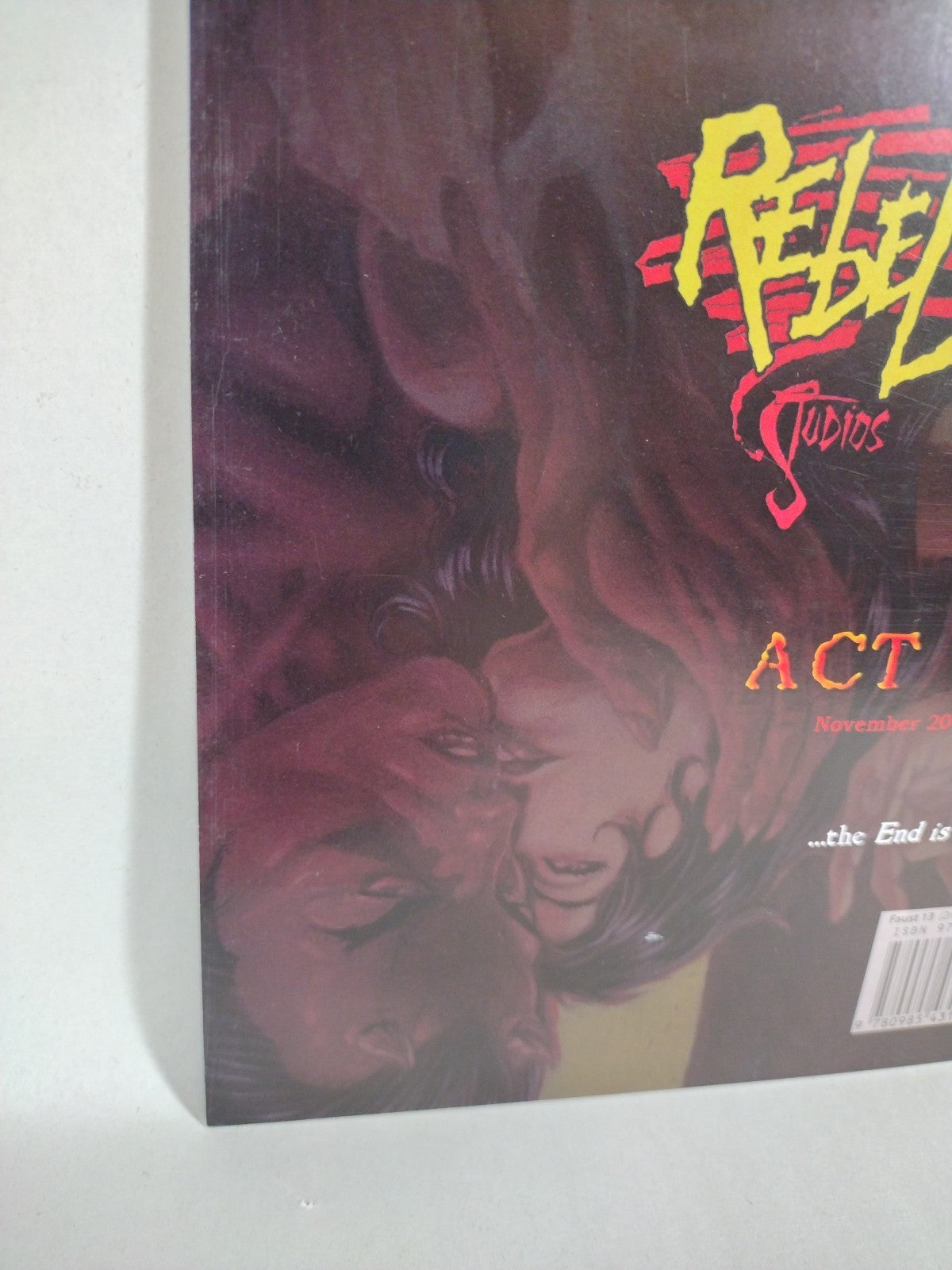 FAUST LOVE OF THE DAMNED Act 13 (2005) Rebel Comic 2nd Print 2x Signed Vigil NM