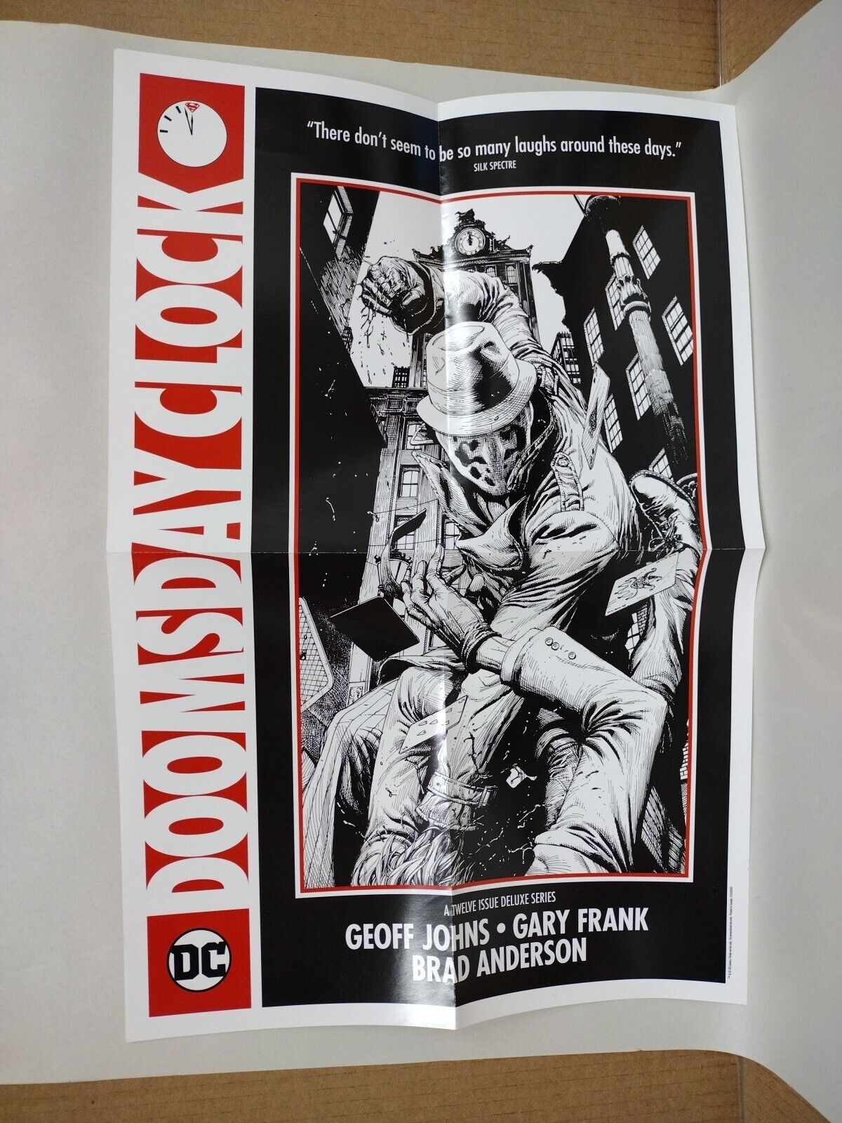 Doomsday Clock DC Comic Poster Lot Set Watchmen Joker Rorschach Dr Manhattan