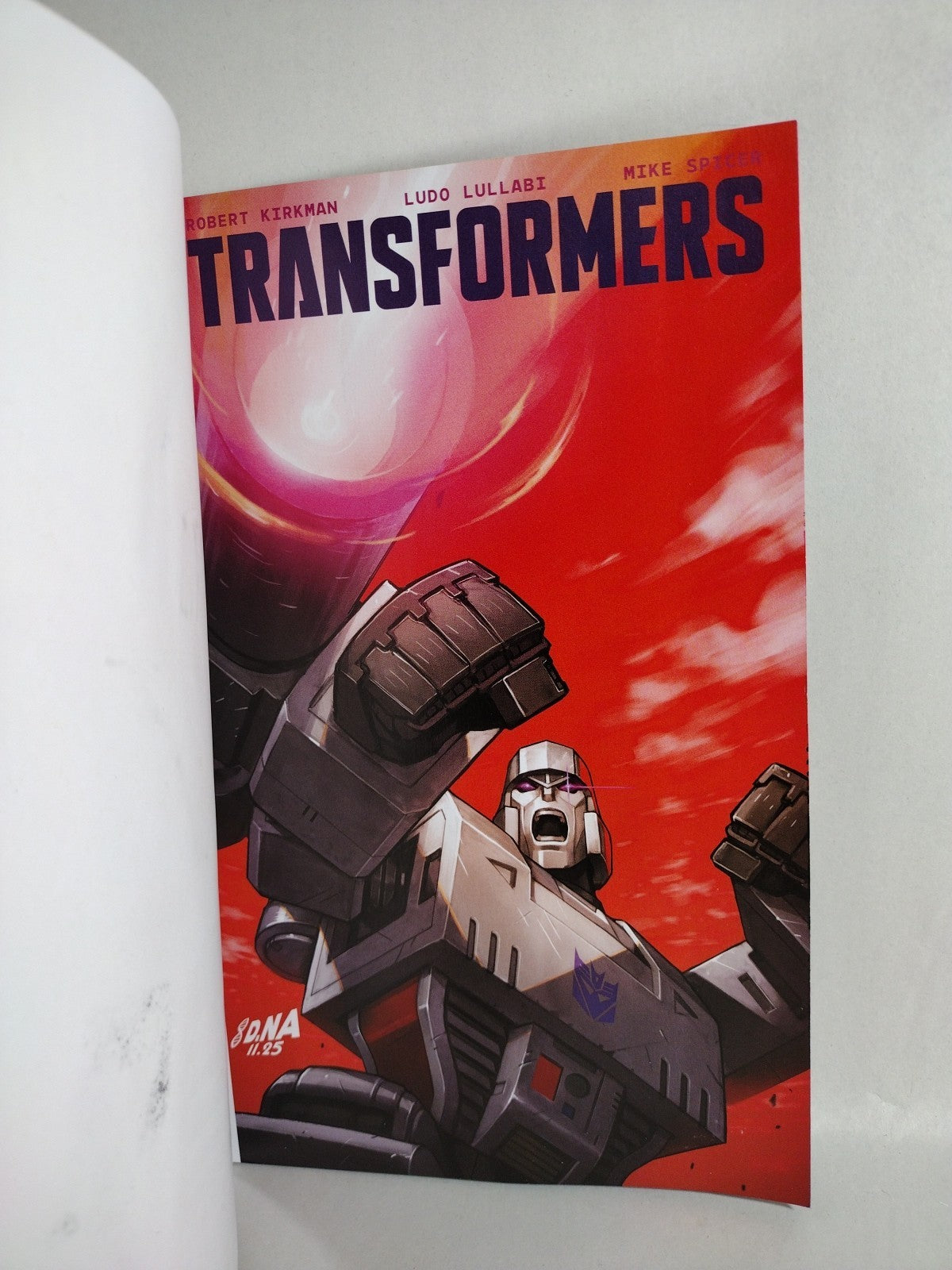 Transformers 31 Image Comic 2026 Sketch Var Cover W Original Optimus DCastr Art