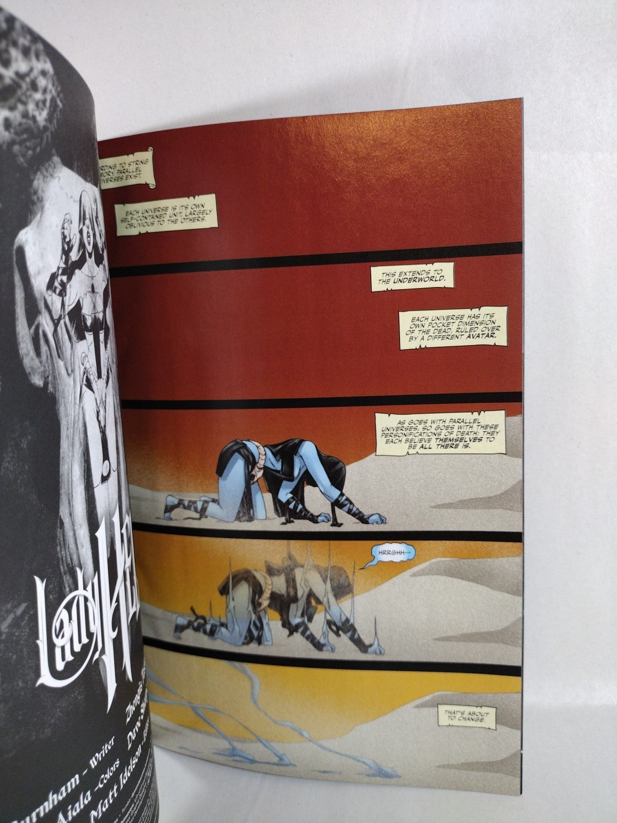 Lady Hel #1 (2022) Dynamite Comic Cover F Black Blank Authentix Variant Cover NM