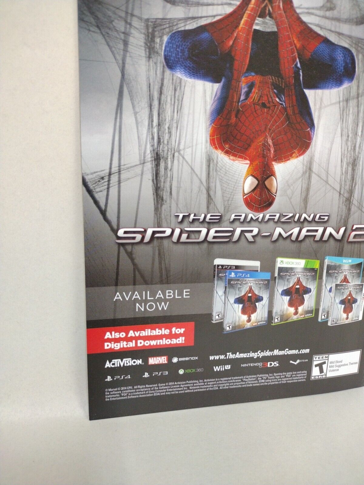Amazing Spider-Man #3 (2014) Marvel Comics Tim Sale 1:25 Ratio Variant Silk NM