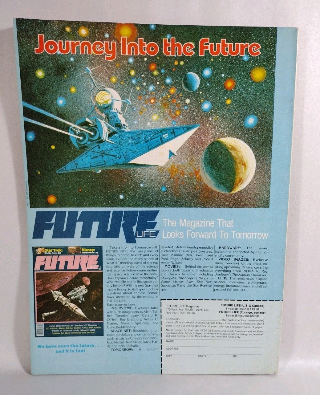 Starlog Magazine June 1979 #23 24 25 26 Complete Alien Movie Concept Conent