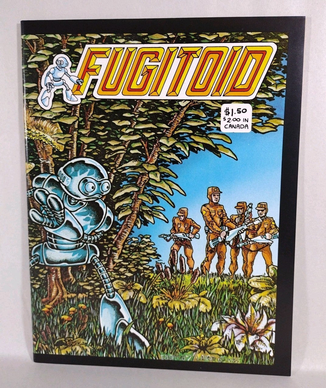 Fugitoid #1 (1985) Mirage Magazine Comic TMNT Triceritons 1st Appearance VF-NM