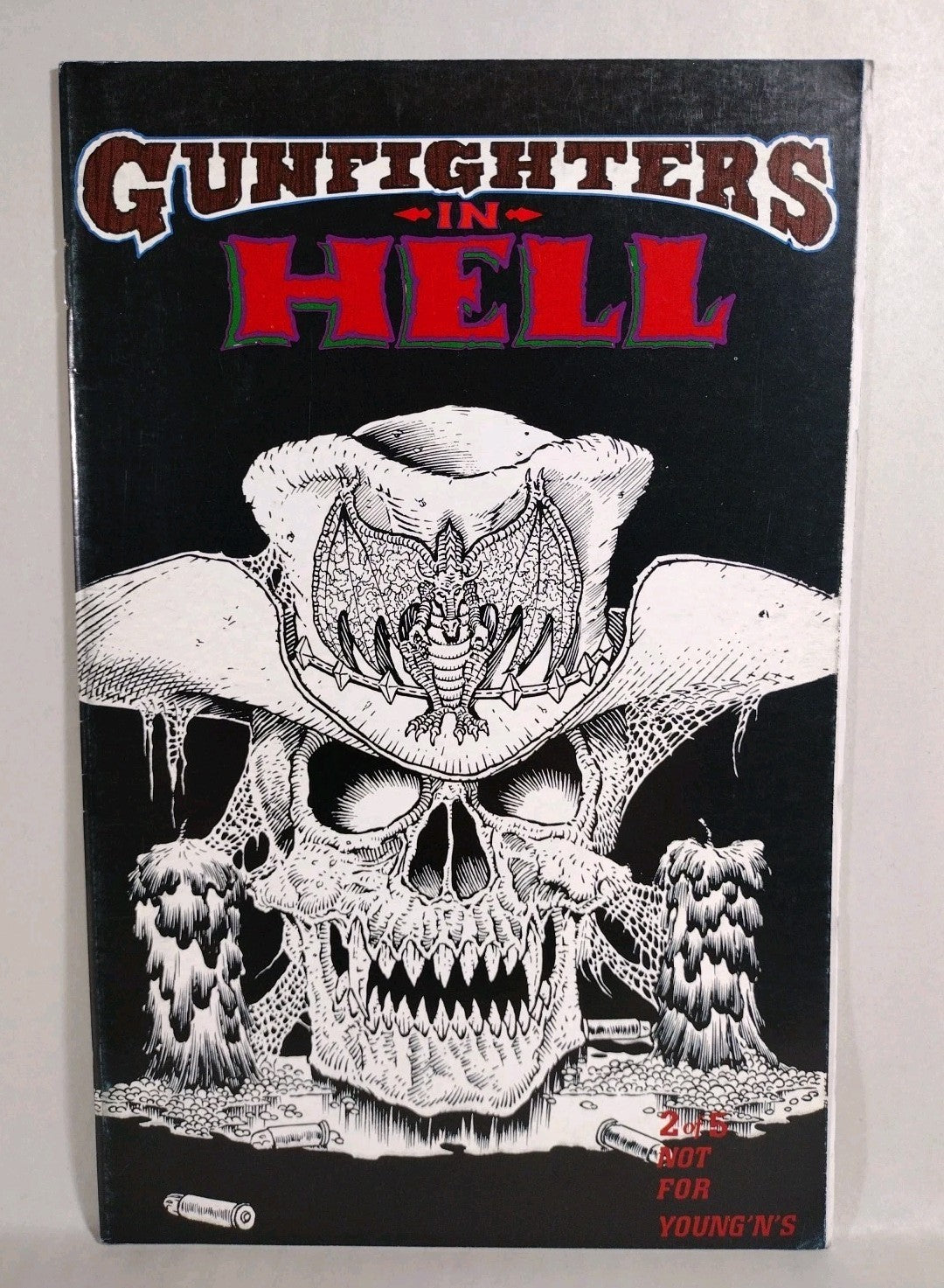 Gunfighters In Hell (1993) Rebel Studios Joe Vigil Comic Lot Set #1 2 4 5